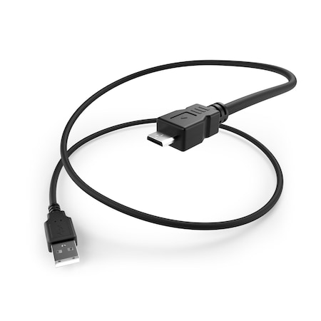 15Ft Usb 2.0 Phone/ Pda Cable, A To Micro B, Black